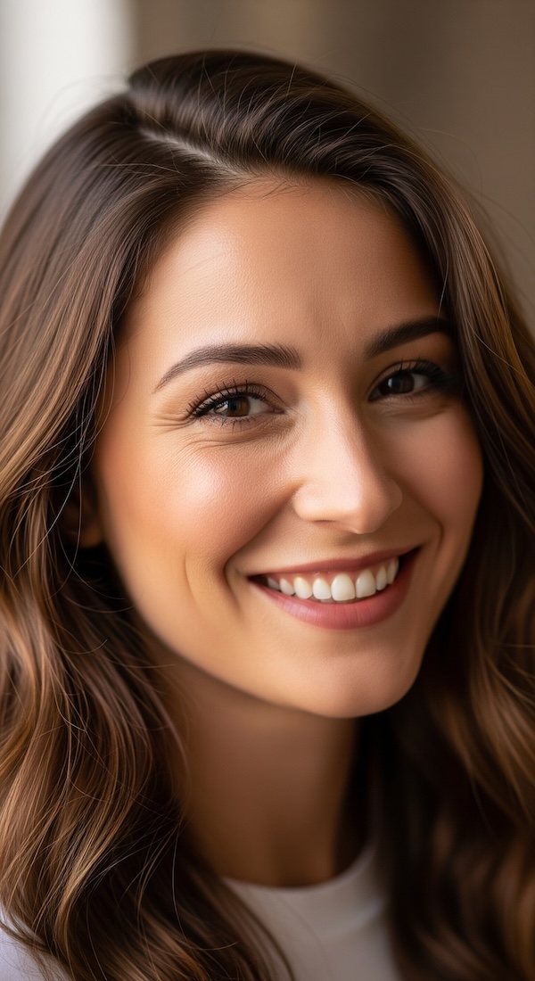 Professional headshot of a woman in a dark blazer against a neutral backdrop